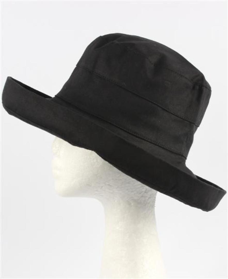 Cotton noosa hat black Code:HS/5600- 10 COLOURS image 0